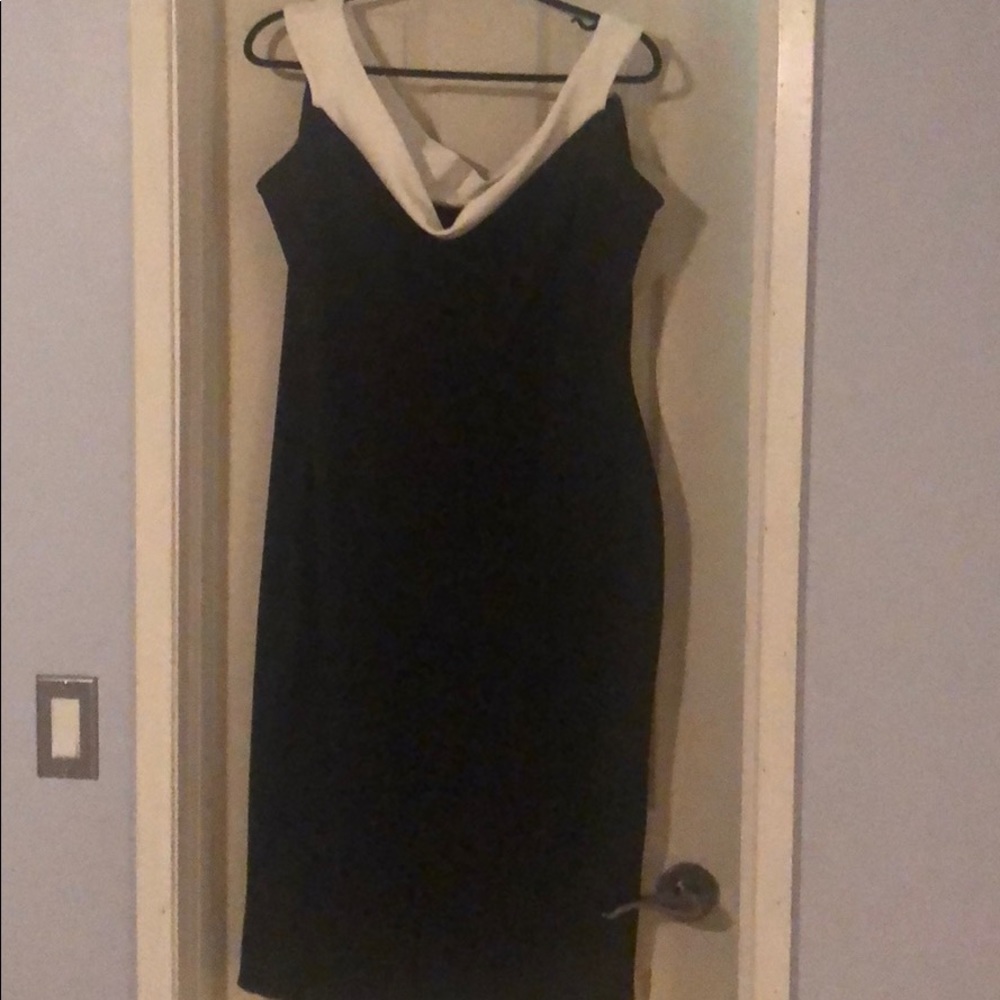 Boohoo Cocktail Dress with Bardot Neckline